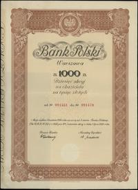 Polska, 10 akcji po 100 złotych = 1.000 złotych, 1.04.1934