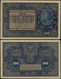 100 marek polskich 23.08.1919, seria IH-V, numer