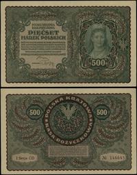 500 marek polskich 23.08.1919, seria I-CD, numer