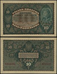 10 marek polskich 23.08.1919, seria II-DQ, numer