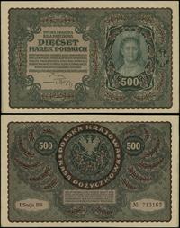 500 marek polskich 23.08.1919, seria I-BS, numer