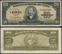 Kuba, 20 pesos, 1958