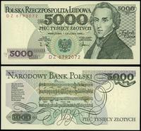 5.000 złotych 1.12.1988, seria DZ, numeracja 679