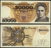 20.000 złotych 1.02.1989, seria AH, numeracja 56