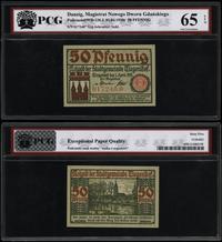 50 fenigów 1.04.1920, numeracja 017240 ✽, piękny