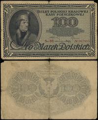 100 marek polskich 15.02.1919, seria BE, numerac