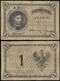 1 złoty 28.02.1919, seria 90J, numeracja 061817,