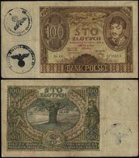 100 złotych 2.06.1932, seria AK, numeracja 07224