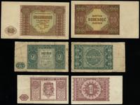 zestaw 3 banknotów 15.05.1946, bez oznaczenia se