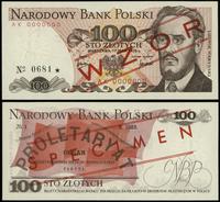 100 złotych 17.05.1976, czerwone ukośne "WZÓR" /
