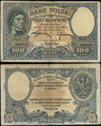 100 złotych 28.02.1919, seria A, numeracja 32417