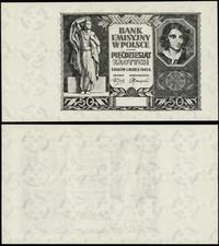 czarnodruk strony głównej banknotu 50 złotych 1.