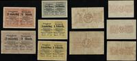 zestaw 8 banknotów 14.02.1920, w zestawie: 50 fe