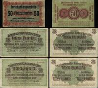 Polska, zestaw: 50 kopiejek i 2 x 3 ruble, 17.04.1916