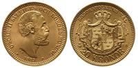 20 koron 1889, złoto 8.95 g, Fr. 93a