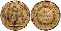 20 franków 1876, Paryż, złoto 6.43 g