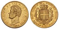 20 lirów 1834, Genua, złoto 6.40 g