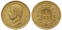 20 lirów 1849, Genua, złoto 6.41 g