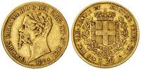 20 lirów 1854, Genua, złoto 6.39 g