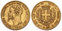 20 lirów 1861, Turyn, złoto 6.43 g