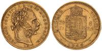 20 franków= 8 forintów 1880, złoto 6.43 g