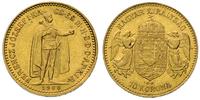 10 koron 1906/KB, Kremnica, złoto 3.38 g