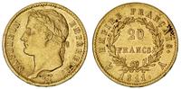 20 franków 1811/A, złoto 6.44 g