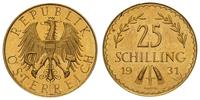25 szylingów 1931, złoto 5.87 g