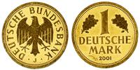 1 marka w złocie 2001/J, Hamburg, złoto 12.02 g