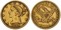 5 dolarów 1898, Filadelfia, złoto, 8.31 g