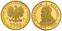2.000 złotych 1981, Władysław Herman, złoto 8.02