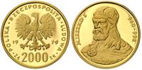2.000 złotych 1979, Mieszko I, złoto 8,04 g