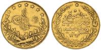 100 kurush 1907, El-Ghazi, złoto 7.16 g