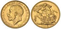 1 funt 1913/M, Melbourne, złoto 7.98 g