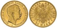 20 marek 1912/A, Berlin, złoto 7.96 g, piękne lu