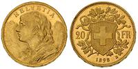 20 franków 1898/B, Berno, złoto 6.45 g