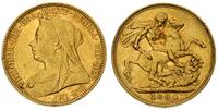 funt 1894, Londyn, złoto 7.95 g