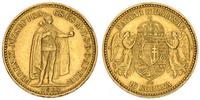 10 koron 1904, złoto 3.37 g