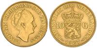 10 guldenów 1927, złoto 6.72 g