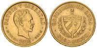 10 peso 1916, Jose Marti, złoto 16.69 g