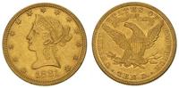 10 dolarów 1881, złoto 16.68 g