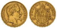 20 franków 1867/A , Paryż, złoto 6.40 g