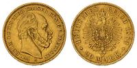 20 marek 1883/A, Berlin, złoto 7.92 g
