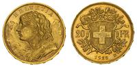 20 franków 1925, złoto 6.44 g