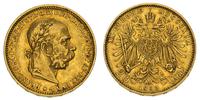 20 koron 1892, złoto 6.76 g