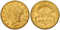 20 dolarów 1877/S, San Francisco, złoto 33.38 g