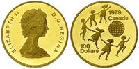 100 dolarów 1979, złoto "916" 16.90  g