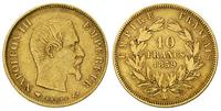 10 franków 1859 A, Paryż, złoto, 3.18 g