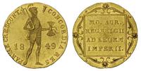 dukat 1849, Utrecht, złoto, 3.50 g