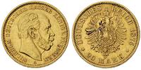 20 marek 1875/A, Berlin, złoto 7.93 g